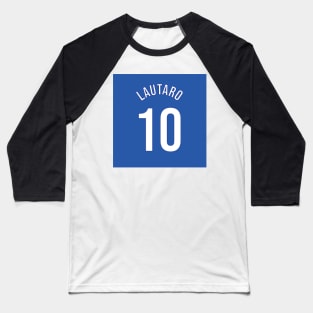 Lautaro 10 Home Kit - 22/23 Season Baseball T-Shirt